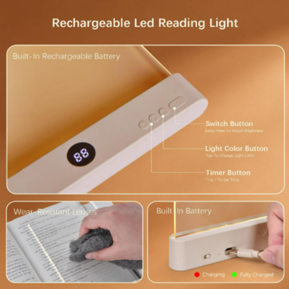 HaloTab by Luminook™ - Rechargeable Reading Light