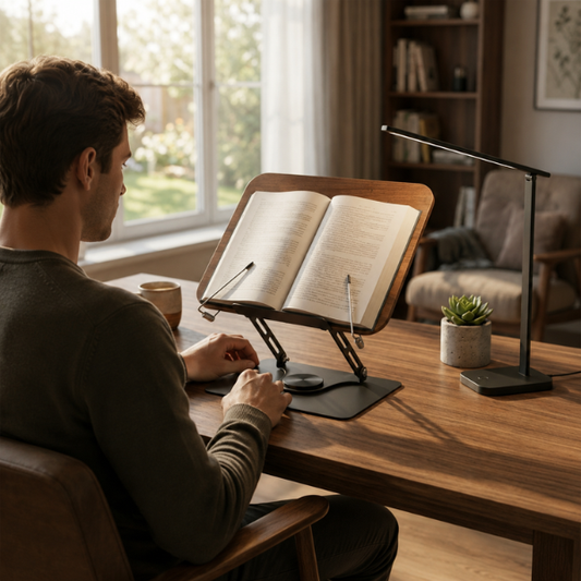 Lectora by Luminook™ - 360° Book & Tablet Stand