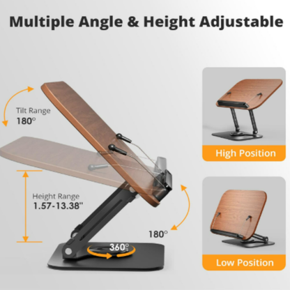 Lectora by Luminook™ - 360° Book & Tablet Stand
