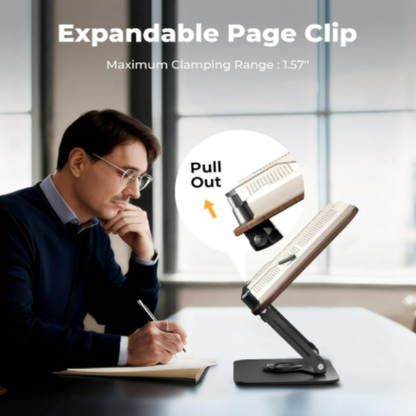 Lectora by Luminook™ - 360° Book & Tablet Stand